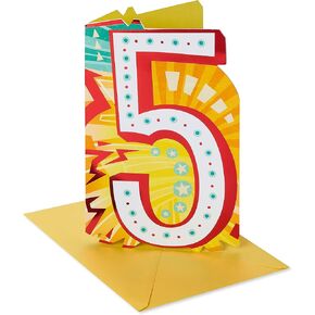 American Greetings 5th Birthday Card (Awesome Birthday)