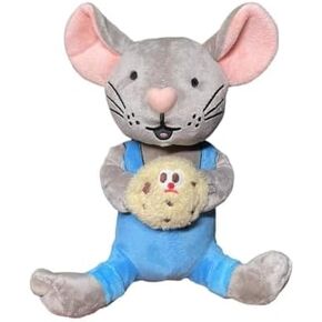 Please Give Mouse Cookie 9.8-Inch Cookie Mouse Stuffed Animal Plush Toy Set ，Cartoon Plush Pillows Gifts for Boys and Girls,Cute Mouse Plush from Picture Book Characters