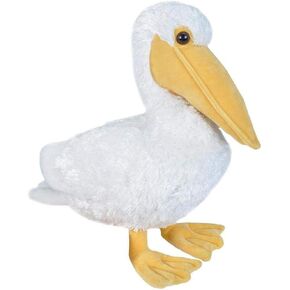 Wild Republic Pelican White, Cuddlekins, Stuffed Animal, 12 inches, Gift for Kids, Plush Toy, Fill is Spun Recycled Water Bottles, Multi (21467)