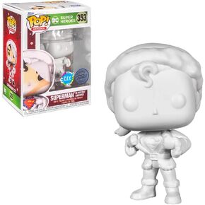 Funko DC Holiday Superman in Sweater DIY Pop Vinyl Figure Limited Edition Exclusive - White