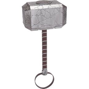 Marvel Legends Mighty Thor Mjolnir Premium Electronic Hammer with Lights and Sound FX,Love and Thunder Roleplay Item,7 x 22 x 11 inches