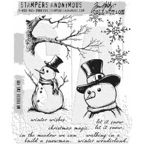 Tim Holtz Cling Stamps Mr. Frostie - CMS499