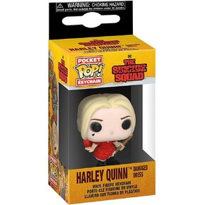Funko Pop! Keychain: The Suicide Squad - Harley (Damaged Dress)