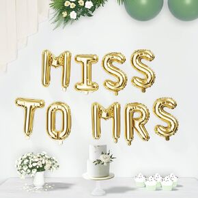 HOUSE OF PARTY (Mr & Mrs and Miss to Misses) 16 inch balloons (Miss to Mrs (Silver))