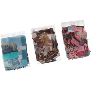 Kawaii Washi Paper Sticker Set 210 Pieces Vintage Afternoon Tea Blue Ocean Sky Ferris Wheel Pink Rose Fruit Green Plant Decoration for Scrapbooking DIY Art Craft Album Journal Planner Diary Journaling