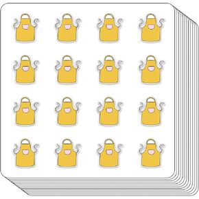 Apron Planner Stickers, 0.5inch Cooking Cleaning Chores Scrapbooking Calendar Kids Crafting 208-Pack