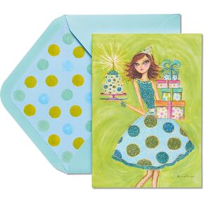 Papyrus Birthday Card for Her - Designed by Bella Pilar (Amazing Birthday Girl)