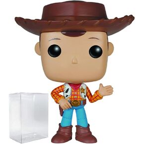 POP Disney Pixar: Toy Story - Sheriff Woody 20th Anniversary Funko Vinyl Figure (Bundled with Compatible Box Protector Case), Multicolored, 3.75 inches