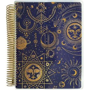 Paper House Productions 12 Month Undated 9.5" Planner with Month and Event Flag Stickers - Stargazer