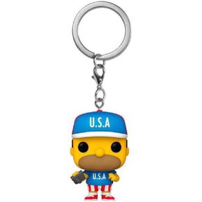 Funko Pop! Keychain: Simpsons - USA Homer