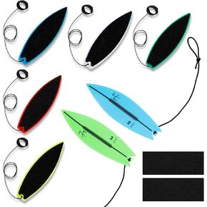 Hetenoyo 5 Pcs Mini Finger Surfboard for Car Ride Wind, Finger Board Finger Flexibility Exerciser, Office Finger Tip Deck Board Fingertip Surfboard Finger Surf Boards for Adults Relax