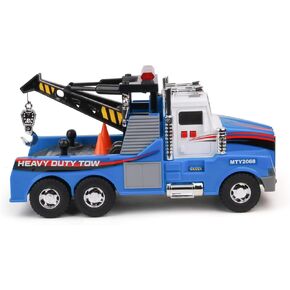 Mighty Motorized Fire Ladder Truck Firetruck Toy w/Lights & Sounds, Motorized Ladder, Extending Ladder, Realistic Design & Batteries Included - Age 3+