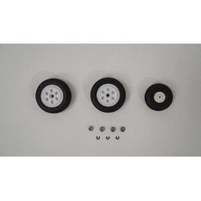 E-flite Wheel Set: F-16 80mm EDF, EFL87890