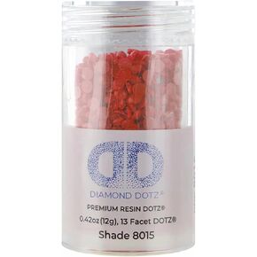Diamond Dotz 2.8MM 12G Cylinder Red - Freestyle Diamond Painting Beads, Diamond Art Beads, Replacement Drills, Loose Gems for DIY Crafts and Art Projects