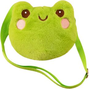 Amamcy Cute Cat Crossbody Purse Pink Small Fluffy Satchel Shoulder Bag Animal Plush Messenger Bag Kawaii Purse for Women
