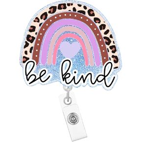 Pink Lung Badge Reel Retractable Respiratory Therapist Nurse RT Nursing Badge Holder with ID Clip Accessories Medical Assistant Funny RN CNA Glitter Acrylic Name Badge Clip Doctor Card C1Pn