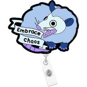 Funny Nurse Badge Reel Holder Retractable with ID Clip I Want to Leave AMA Nursing Name Badge Clip Fun Badge Reels Holder Purple Glitter Acrylic Card Clip Medical Assistant Accessories Clk1