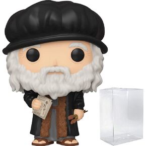 Leonardo Da Vinci Pop Icons: History Vinyl Figure (Includes Compatible Ecotek Pop Box Protector Case)