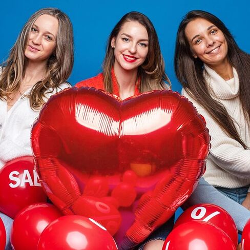 4 Pieces 32 Inches Large Heart Shaped Huge Metallic Red Foil Balloons Love Balloons for Valentine's Day Wedding Engagement Anniversary Party Favor Decorations (Rose Gold) in Saudi Arabia
