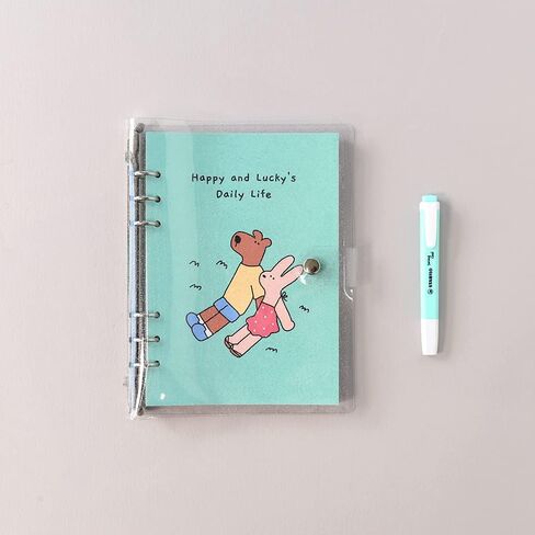 Monolike A5 Happy and Lucky Diary Set, Green park - Academic Planner Weekly & Monthly Planner with PVC Cover, Zipper bag in Saudi Arabia