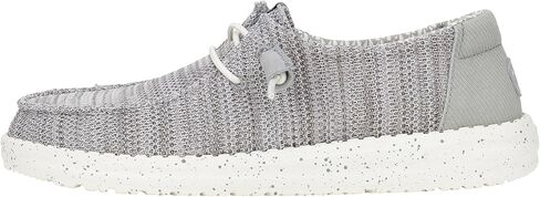 HEYDUDE Wendy Stretch Sox Wide Black/Black Size 10, Women’s Shoes, Women’s Slip-on Loafers, Comfortable & Light-Weight in Kuwait