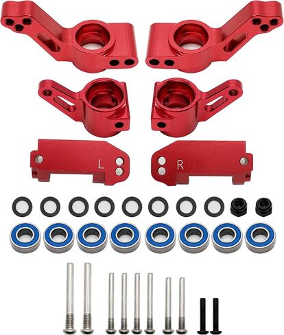 RC Aluminium Aluminium Caster Block & Counering Clocks & REAT CORBAL LARRIRS استبدالها لـ 3632 3736 3752 لـ 1/10 TRAXXAS 2WD SLASH ، Stampede ، Rustler (Blue) in Kuwait