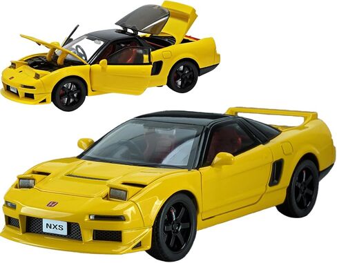 Toy Cars Compatible for 1990 NSX NA1 1/32 Metal Model Car Pull Back Car Toys with Light and Sound Toys Car Collectible Model for Children Ag0 3 + Year Old (Yellow) in Saudi Arabia