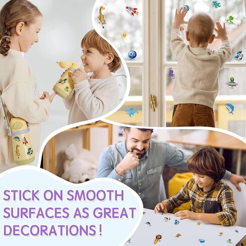 Reusable Sticker Book for Toddlers 2-4 Years, 3 Pack Toddler Sticker Books with 102 PCS Restickable Stickers, Travel Activity Craft Study Toys, Birthday Gift for Kids, Boys, Girls Aged 1-3, 3-5 in Saudi Arabia