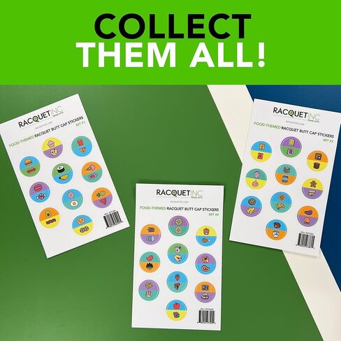 Sweet & Salty Butt Cap Stickers - Tennis Stickers - Vinyl Sports Decals for Tennis Players, Kids & Adults - Durable & Waterproof Tennis Stickers (Pack of 10) in Kuwait