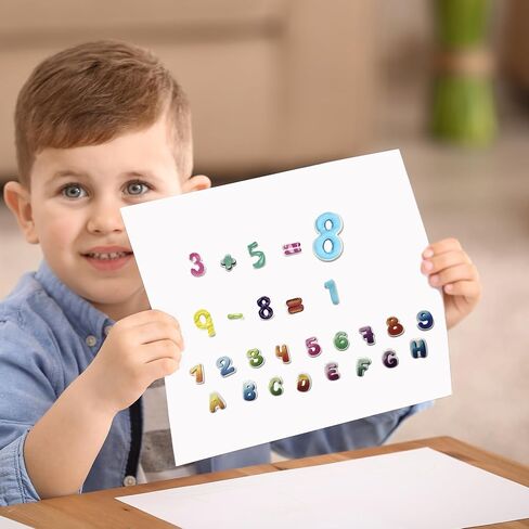 Letters Numbers Stickers for Kids, 24 Sheets 600+ 3D Puffy Numbers and Alphabet Stickers for Toddler Craft Scrapbooking Preschool Reward Goody Bag Stuffers Birthday Gifts in Saudi Arabia