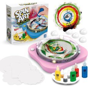 Arts and Crafts for Kids Ages 4-8,Paint Spin Art Machine for Kids,Art Craft Set for 6-9 Year Old,Painting Spinner Toys Kits Set,Art Supplies Birthday Gifts for Boy Girl Ages 6 7 8 9 10 11 12 13