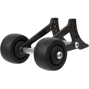 Carbon Fibre Adjustable Wheelie Bar Tail Wheel Head Up for 1/12 Tamiya CW-01 Lunch Box Midnight Pumpkin Grasshopper Hornet RC Off-Road Car Upgrade Parts