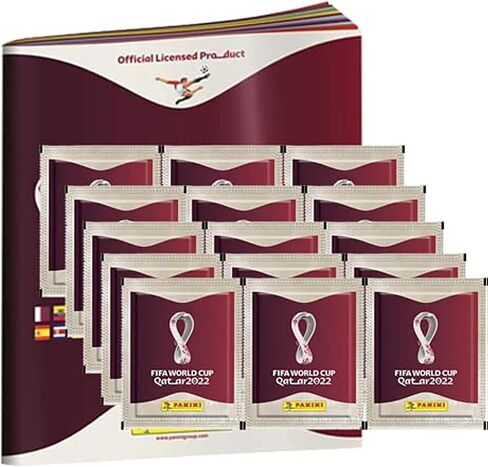 Panini FIFA World Cup Qatar 2022 Official Sticker Series (15 x Sticker Bags) in Saudi Arabia