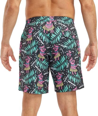 Tipsy Elves Yellow Rubber Ducky 4 Way Stretch Swim Trunks for Men Size 3X-Large in Saudi Arabia
