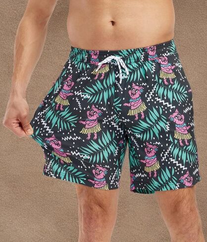 Tipsy Elves Yellow Rubber Ducky 4 Way Stretch Swim Trunks for Men Size 3X-Large in Saudi Arabia