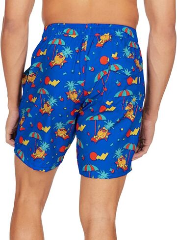 Tipsy Elves Yellow Rubber Ducky 4 Way Stretch Swim Trunks for Men Size 3X-Large in Saudi Arabia