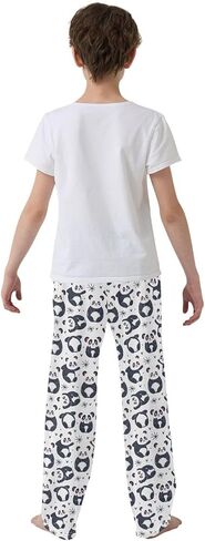 ALAZA Red Eye Wolf Pajama Lounge Pants Long Sleep Pajama Bottoms with Pockets in Kuwait