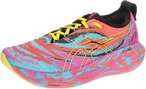 ASICS Men's Gel-Nimbus 25 Running Shoes, 12.5, Black/Lime Zest in Saudi Arabia