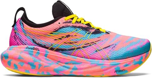 ASICS Men's Gel-Nimbus 25 Running Shoes, 12.5, Black/Lime Zest in Saudi Arabia