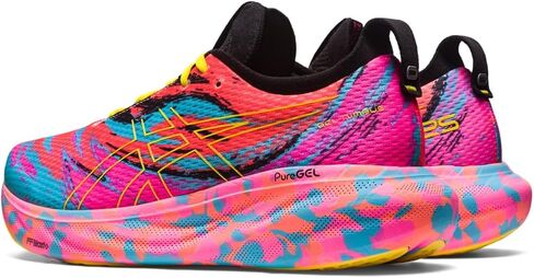 ASICS Men's Gel-Nimbus 25 Running Shoes, 12.5, Black/Lime Zest in Saudi Arabia