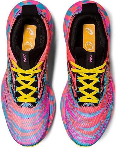 ASICS Men's Gel-Nimbus 25 Running Shoes, 12.5, Black/Lime Zest in Saudi Arabia