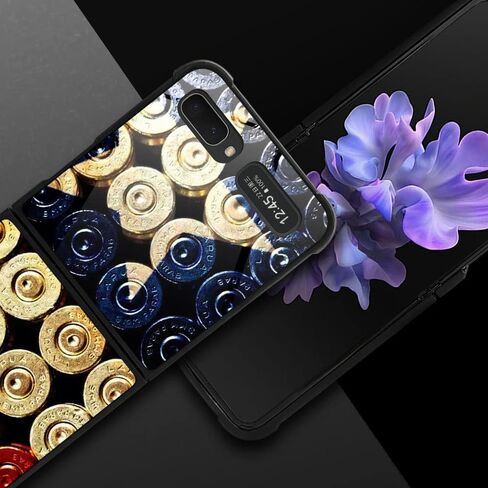 Case Compatible with Samsung Galaxy Z Flip 5G Case,Classic Wood Grain Old Flag Luxury Pattern Design for Man Boys Girls Dual Layer Shockproof Rugged Cover Bumper Cool in Saudi Arabia
