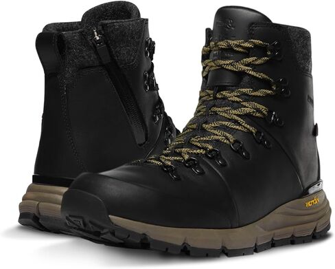 Danner Men's 67338 Arctic 600 Side-Zip 7" 200G Primaloft Waterproof, Brown/Red - 10.5 D in Saudi Arabia