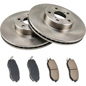Torchbeam 11.69 inch (297mm) Brake kit|Brake Pads and Rotors Kit Compatible with 2013-2017 CX-5,Disc Brake Rotors + Ceramic Pads Kit,6pcs,31626+D1623