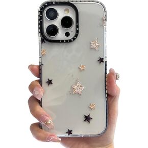 Case for iPhone 16 Plus, Cute Pink Art Collage Print Kawaii Design Girly Aesthetic Cartoon Pattern for Women Girls Teens Soft TPU Phone Case,6.7"