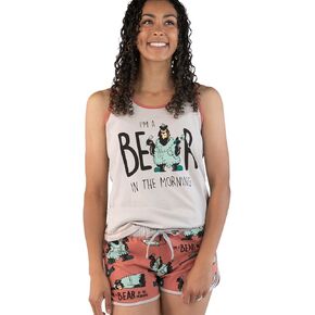 Lazy One Matching Pajamas for Women, Cute Pajama Shorts and Tank Top Set in Kuwait