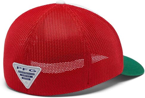 Columbia Unisex PFG Fish Flag Mesh Ball Cap, Key West/Cool Grey/US Fish Flag, Small/Medium in Saudi Arabia