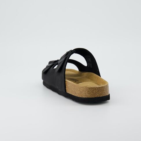 CUSHIONAIRE Lane Cork Footbed Womens Sandals Comfortable Double Buckle Slip On Sandals for Women with Arch Support and Classic Two Strap Design in Saudi Arabia