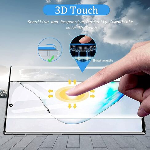 Galaxy S9 Plus Screen Protector, 3 Pack Galaxy S9 Plus Tempered Glass Screen Protector, Easy Installation, 3D Glass 9H Hardness Tempered Glass Screen Protector for Samsung Galaxy S9 Plus【3 Pack 】 in Saudi Arabia