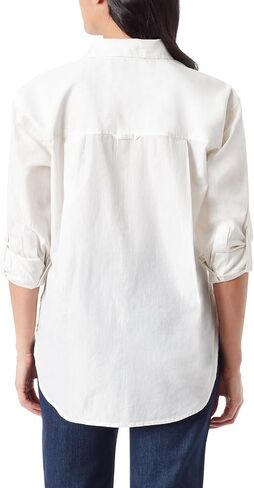 Gloria Vanderbilt Women's Amanda Oversized Button Down Shirt with Roll-tab Sleeves, Marjan Rose in Saudi Arabia
